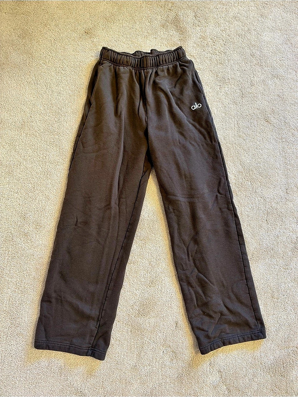 Alo Track Pants Chocolate Brown Size XS